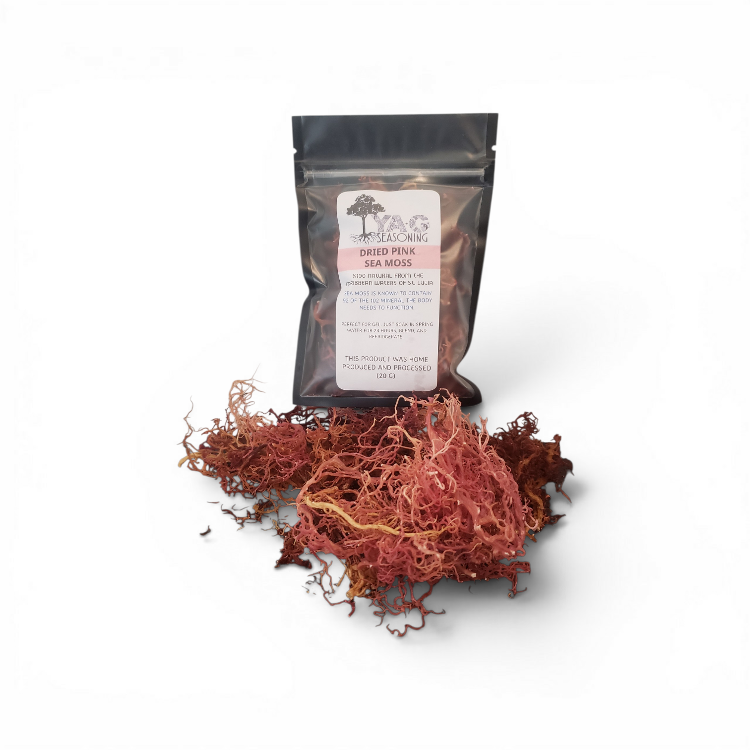 Dried Pink Seamoss image 3