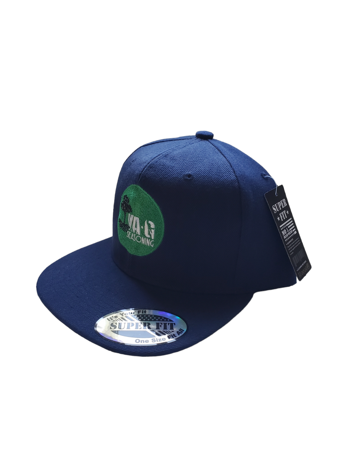 YA-G Navy Blue Flatfim Snapback image 0