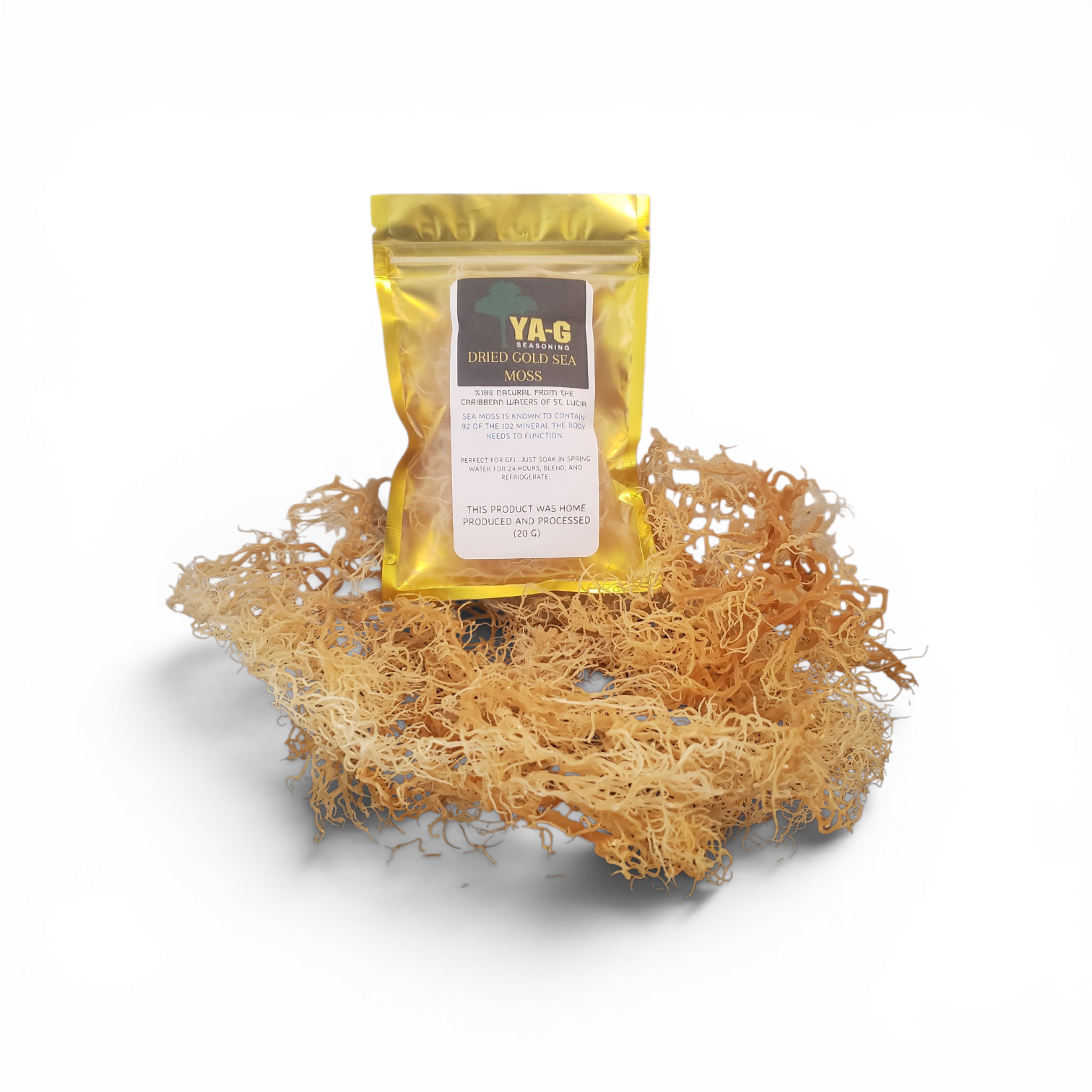 Dried Gold Seamoss image 3