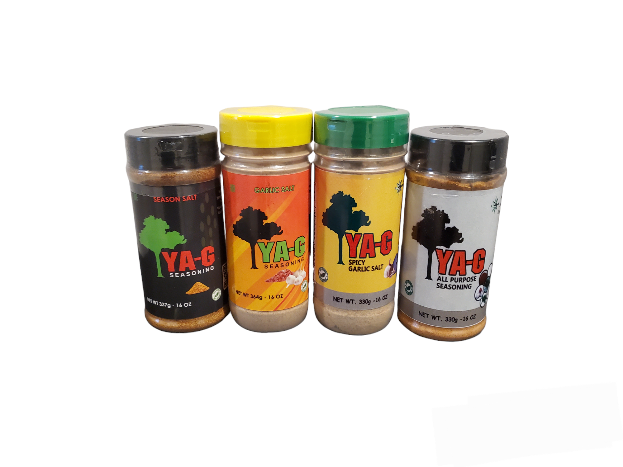 YA-G All Other Variety 4Pk All Purpose, Season Salt, Garlic Salt, Spcy G Salt image 1